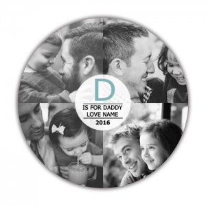 D Is For Daddy Personalised Magnet